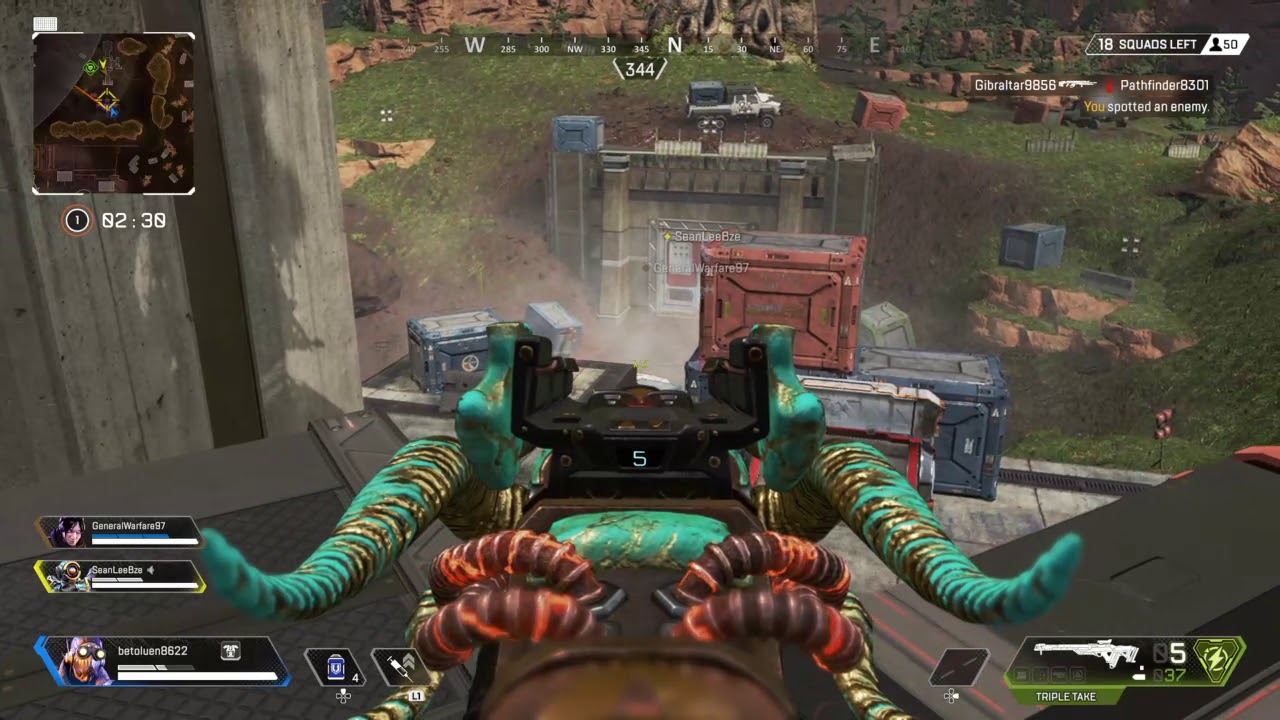 Jugando octenn en apex leg,,,,,