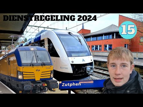 Dienstregeling 2024: Nieuwe IC Berlijn locs & Arriva op Zutphen - Oldenzaal | #Treinleven #15