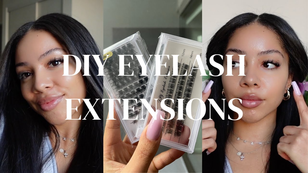DIY Eyelash Extension Tutorial - YouTube