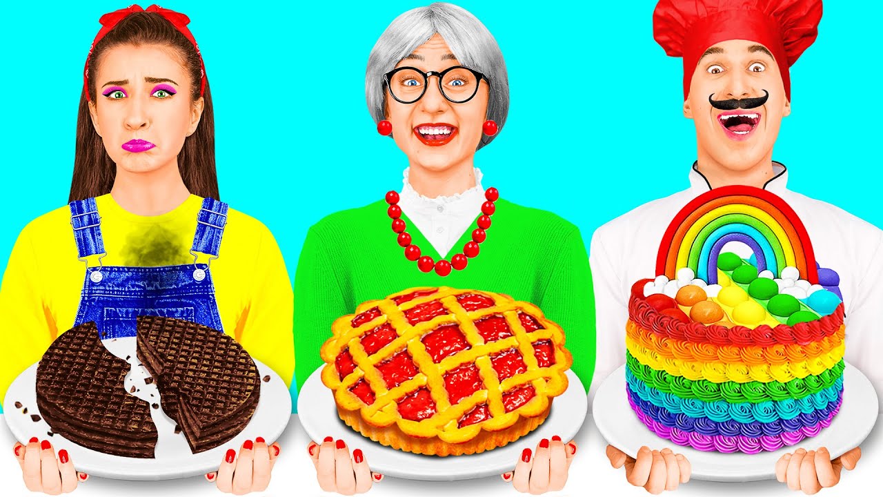 Me vs Grandma Cooking Challenge | Funny Food Recipes by Parara Best