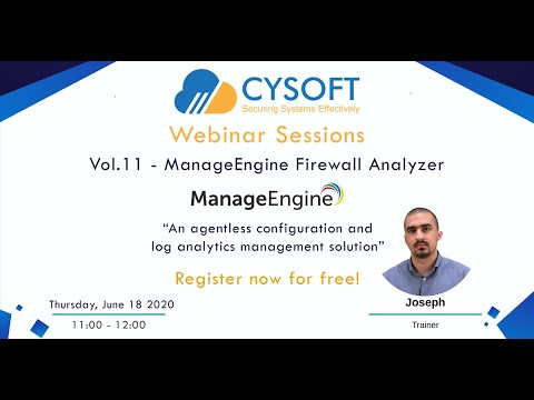 Firewall Analyzer - ManageEngine - YouTube