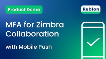 MFA for Zimbra Collaboration With Mobile Push
