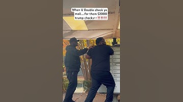 Security caught me before the $2,000 Trump stimulus check did 😭💰#stimulus #comedy #funny #trump