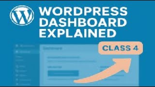 Class 4 Navigating the WordPress Dashboard for Beginners | @TheItmaster1