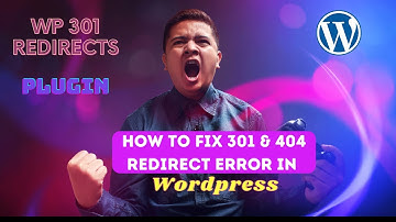 How to fix 301 & 404 redirect error in WordPress  | WP 301 redirects plugin (Free)