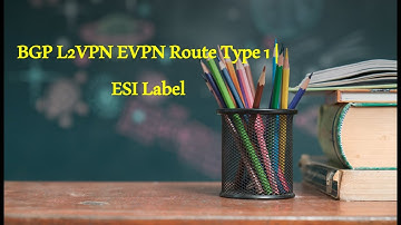 BGP L2VPN EVPN Route Type 1 | ESI Label