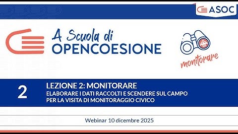 ASOC2526: Webinar Lezione 2 - Monitorare