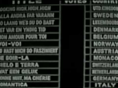 Eurovision 1960 - Voting Part 1/2