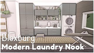Bloxburg Room Inspiration - Modern Laundry Nook || Roblox || #Shorts