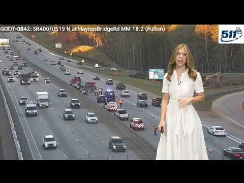 Lanes reopening on GA-400 SB in Alpharetta after crash