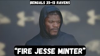 Details Lamar Jackson WANTS Jesse Minter FIRED after BLOWOUT loss - Post Game Interview - Bengals vs Ravens News