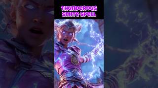 #dnd 1st Level Spell - Thunderous Smite