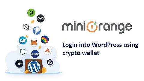 Login into WordPress using crypto wallet |  WEB3 Login