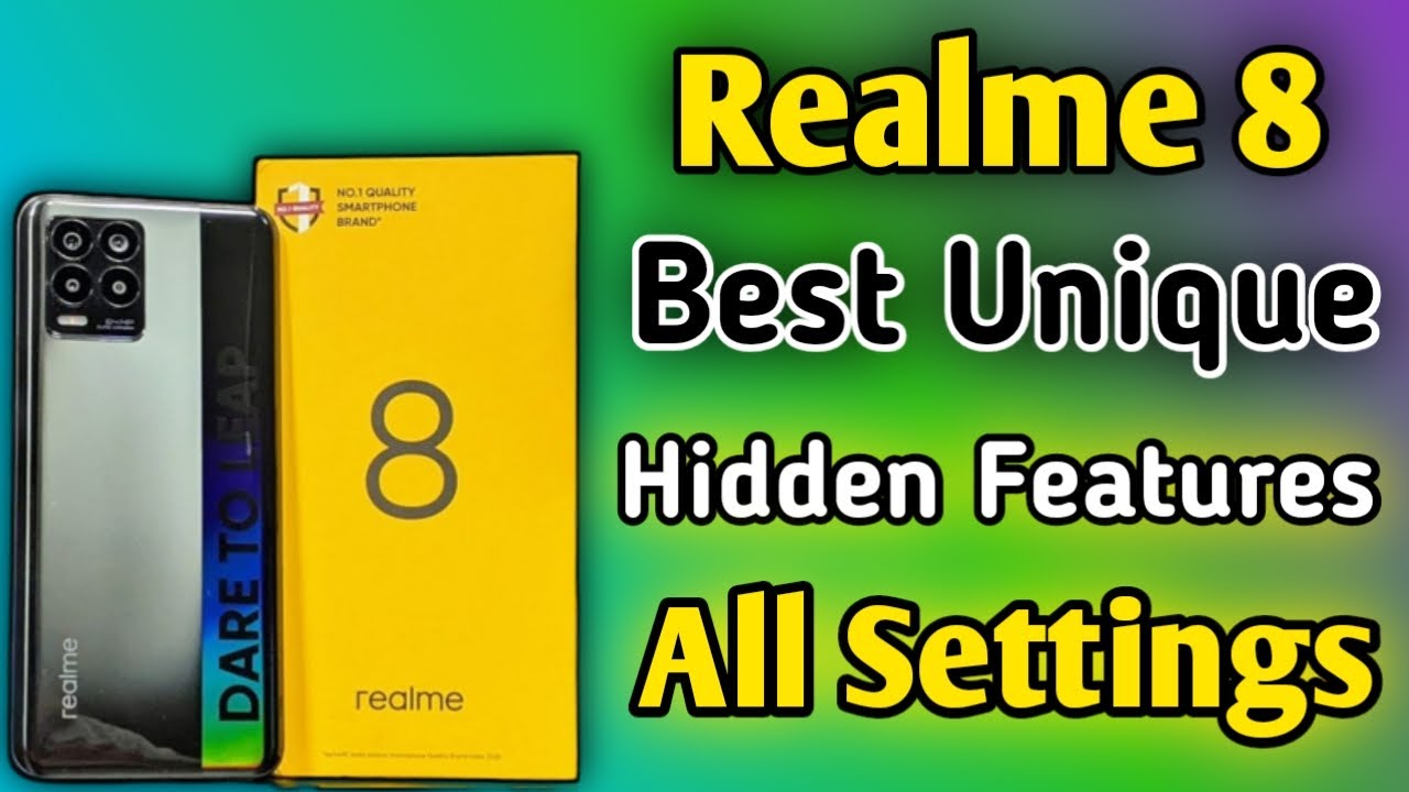 Realme 8 Best Unique Hidden Features All Settings || Realme 8 All Settings And Features