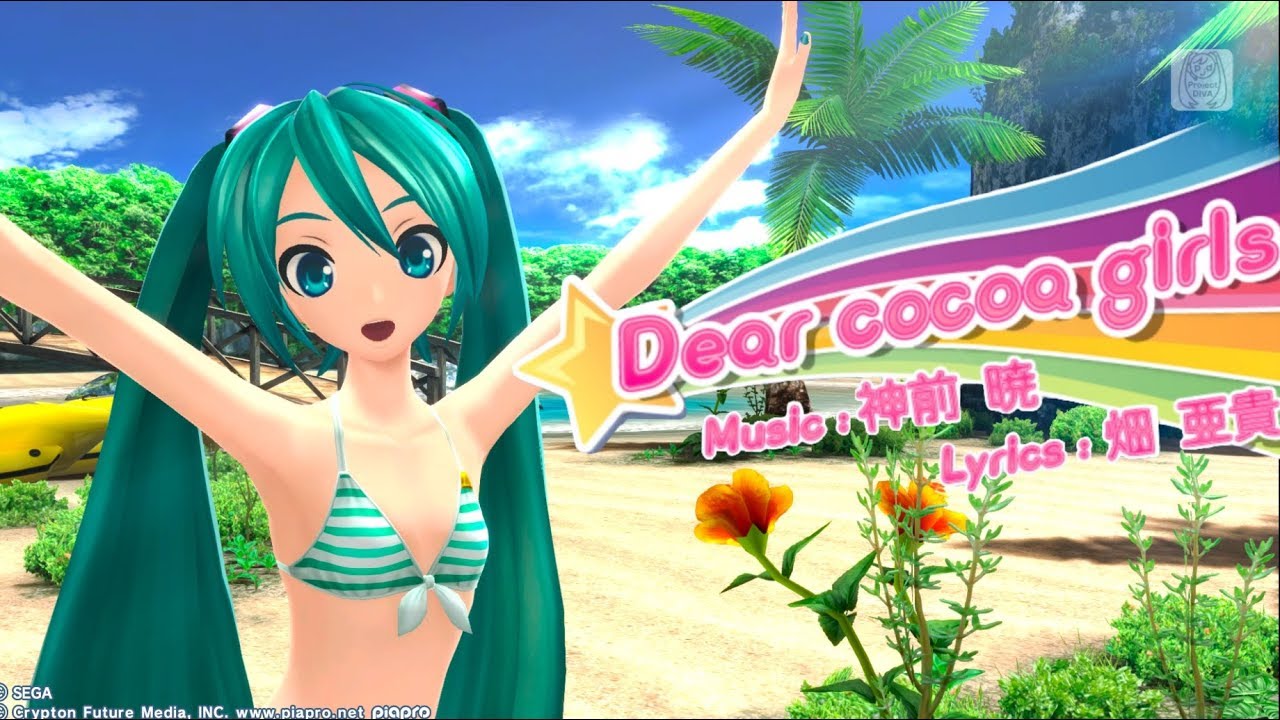 Project Diva F2nd】Dear cocoa girls 【Edit PV】 - YouTube