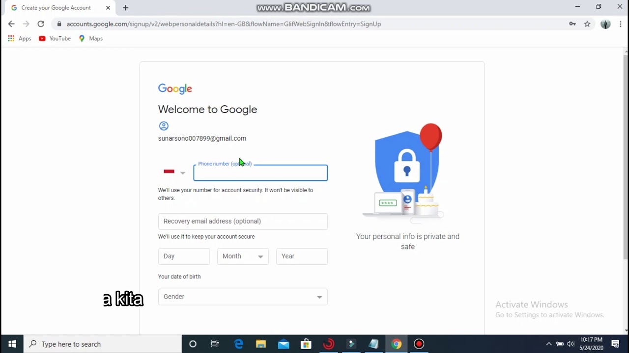  gmail  tutorial youtuberindonesia Cara  membuat  akun 