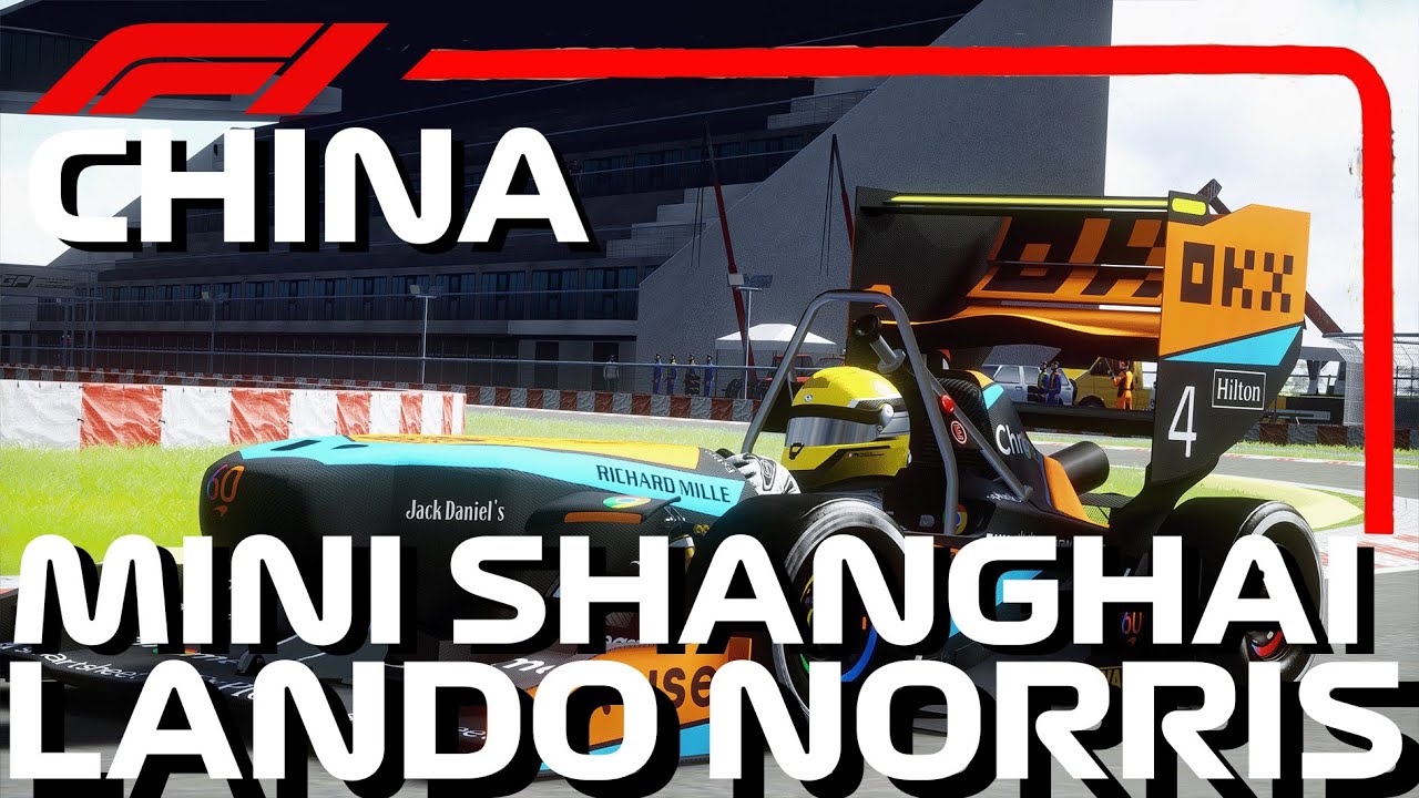 Mini Lando Norris’s hot lap around Shanghai | Mini F1 | F1 China | F1 ...