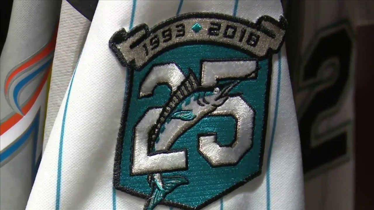 marlins 25th anniversary jersey