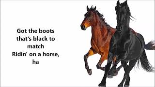 Old Town Road - Lil Nas X  (feat. Billy Ray Cyrus) (lyris)
