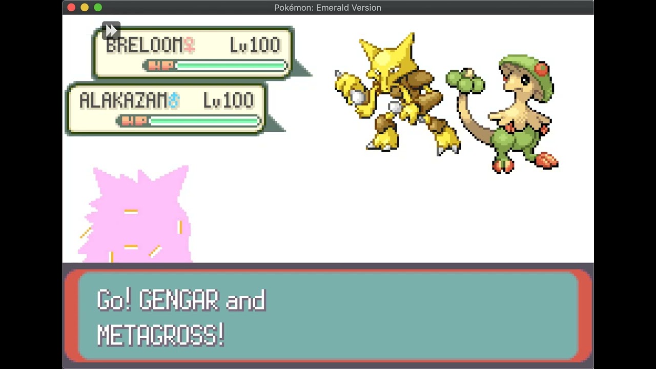 Pokemon Emerald Battle Frontier, Battle Tower Doubles: Wins 50-100