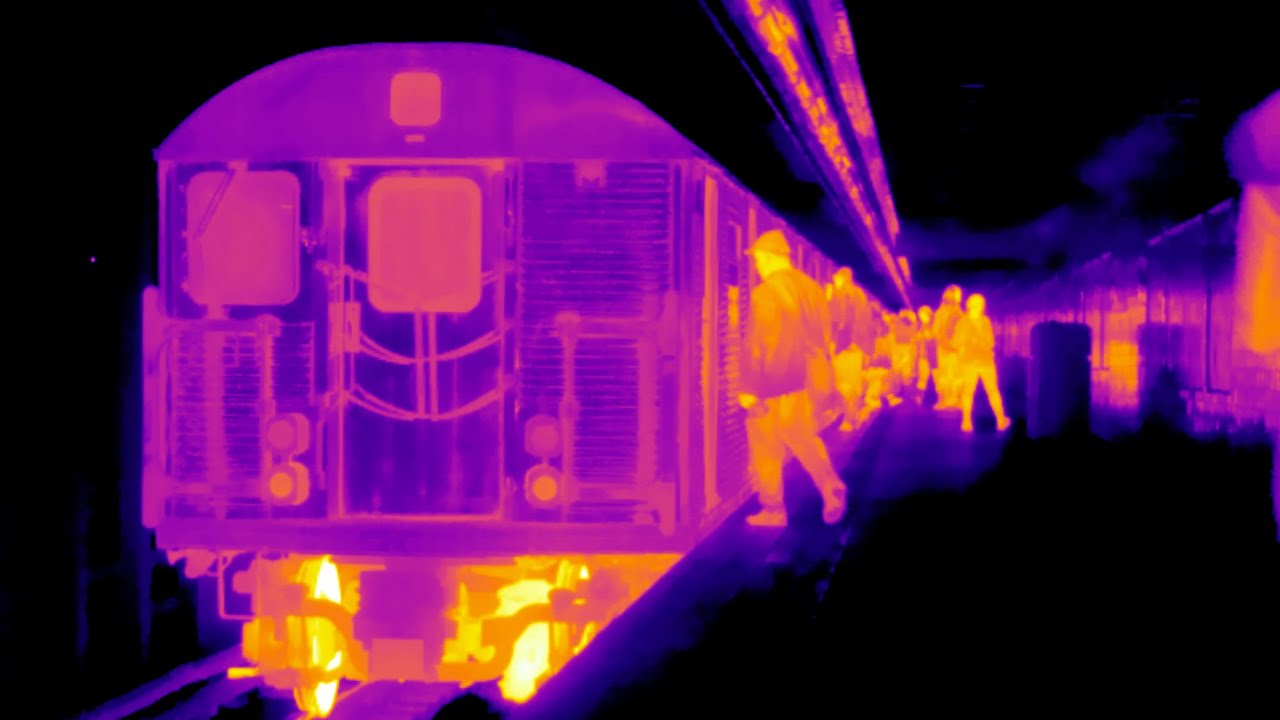 Subway in FLIR Thermal Infrared -