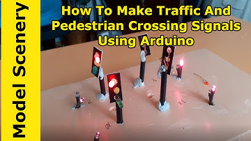 Arduino Controlled Scale Model Traffic Lights With Pedestrian Crossing Lights Layout Animation