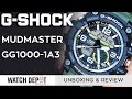 G-Shock MASTER OF G MUDMASTER Twin Sensor GG1000-1A3 | Unboxing &amp; Review
