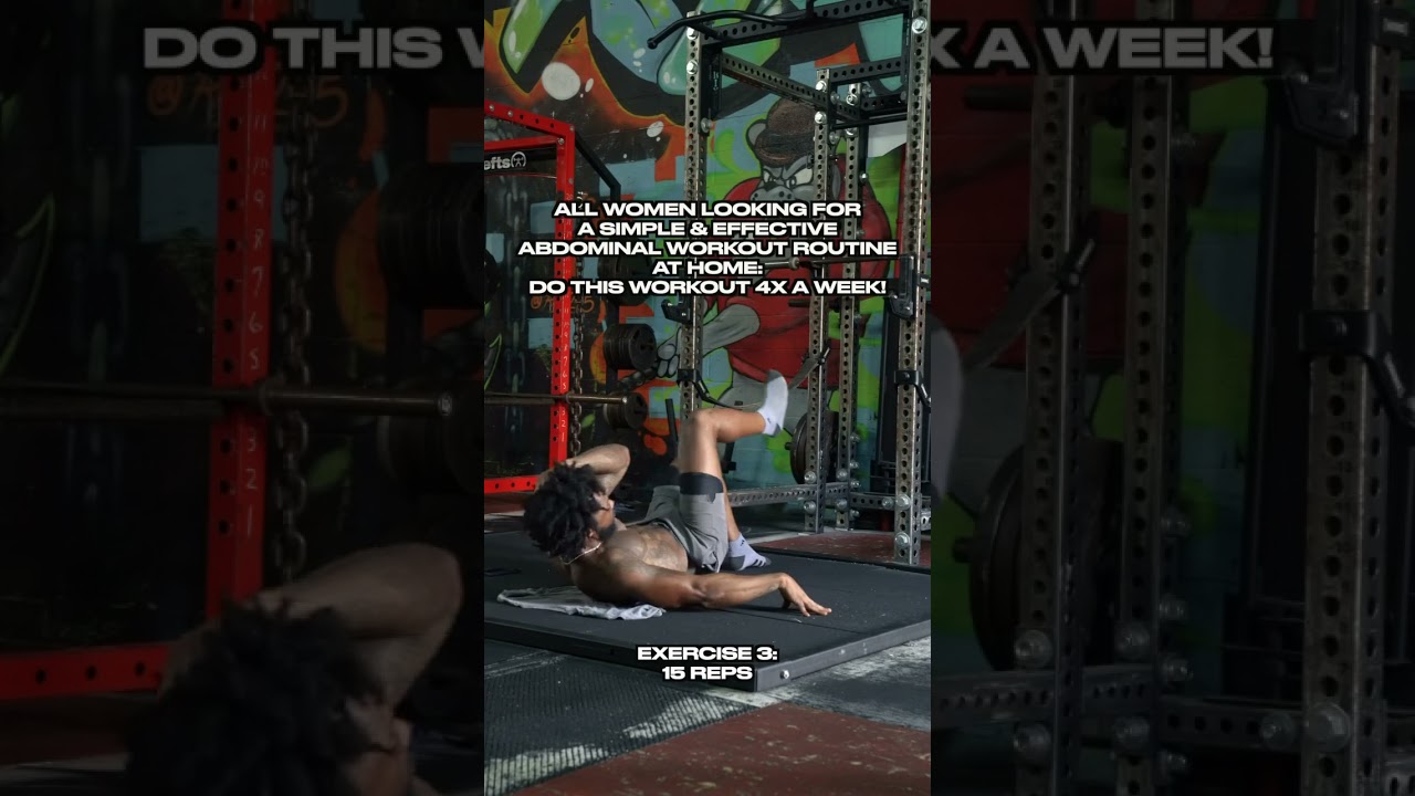 Домашние упражнения для пресса 