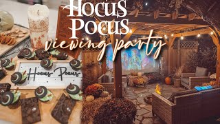 HOCUS POCUS VIEWING PARTY🍿 Outdoor Movie Party🎥