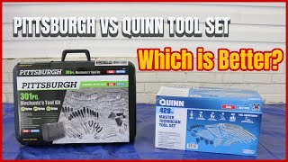 PITTSBURGH 301 PC MECHANICS VS QUINN 428 PC MASTER TECHNICIAN: Which Tool Set Is Better For You?