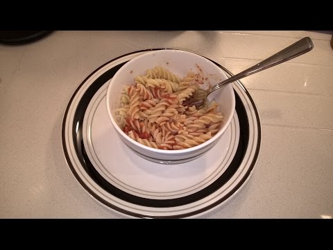 Макароны в микроволновке
