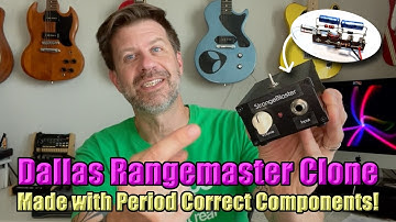 I Built a PERIOD CORRECT Dallas Rangemaster (treble booster pedal) Clone