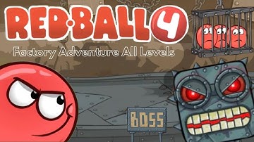 Factory Adventure - Red Ball 4 - Walkthrough Gameplay Speedrun (iOS & Android)