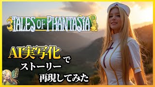 【テイルズオブファンタジア】オープニングから過去に行くまでをAIで再現してみた(Part1 現代編)