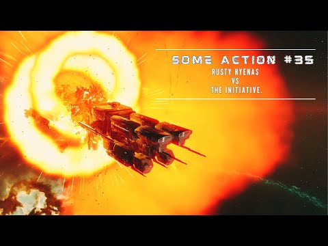 EVE Online: Some Action #35 Rusty Hyenas VS The Initiative. (eng subs)