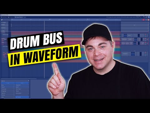 Create a Drum Bus or Submix in Tracktion Waveform Free and Waveform Pro 11