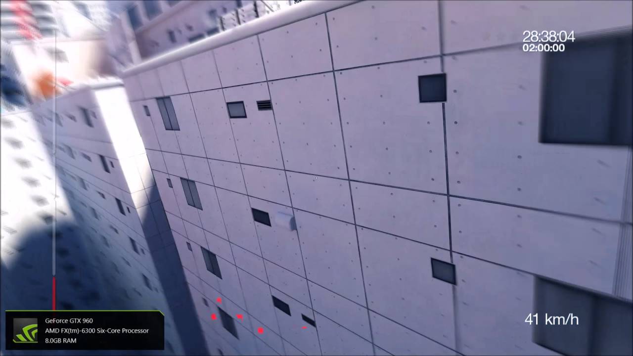 Mirror's Edge wall run kick glitch YouTube