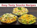 3 easy tasty snacks recipes  evening teatime 3     manisha bharani recipes