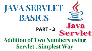 Addition Program in Servlet Using Eclipse IDE🔥| Servlet Basics Tutorial Series for Beginner Part-3 Profile