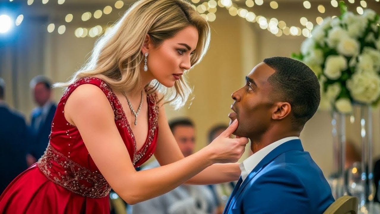 A Black Single Dad Came to the Wedding Alone — Then a Woman Stood Up and Said “Look at Me”