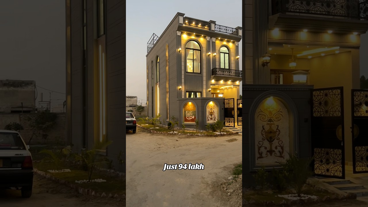 3 Marla corner double story house