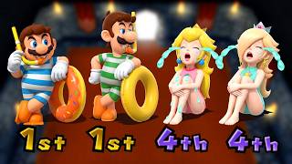 Mario Party 9 - Epic Minigame Battle! Mario Vs Luigi Vs Peach Vs Rosalina