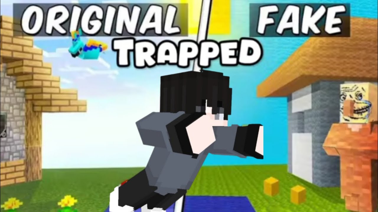I got trapped in " Minecraft Fake Edition " | Can I escape? | - YouTube
