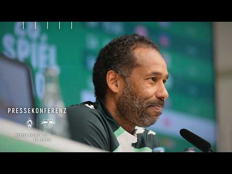 Pressekonferenz mit Daniel Thioune vor Leipzig I SV Werder Bremen - RB Leipzig — football video