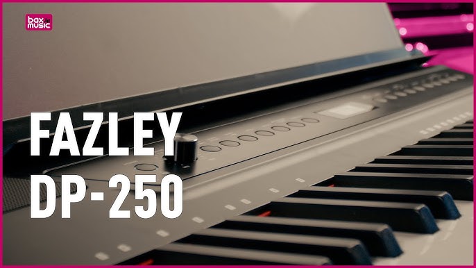 Fazley DP-250-WH piano numérique avec stand et banquette pi