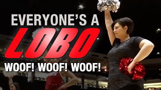KOB 4 Kids Tessa Cheers with the UNM Lobos