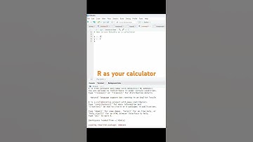 Using R as Your Calculator #maths #coding #programming #statistics #rstudio #rprogramming