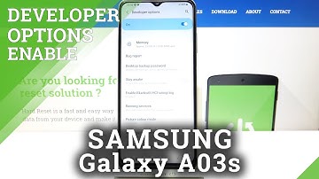 How to Activate Developer Options in SAMSUNG Galaxy A03s – Use Developer Features