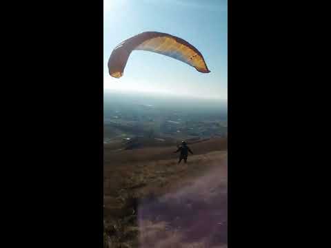 ParaGliding crash ,падение, параплан, нет контроля клевант, 100 ступор, do not control the brakes.