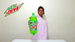 2 Liter Diet MTN DEW Chug **destroyed**